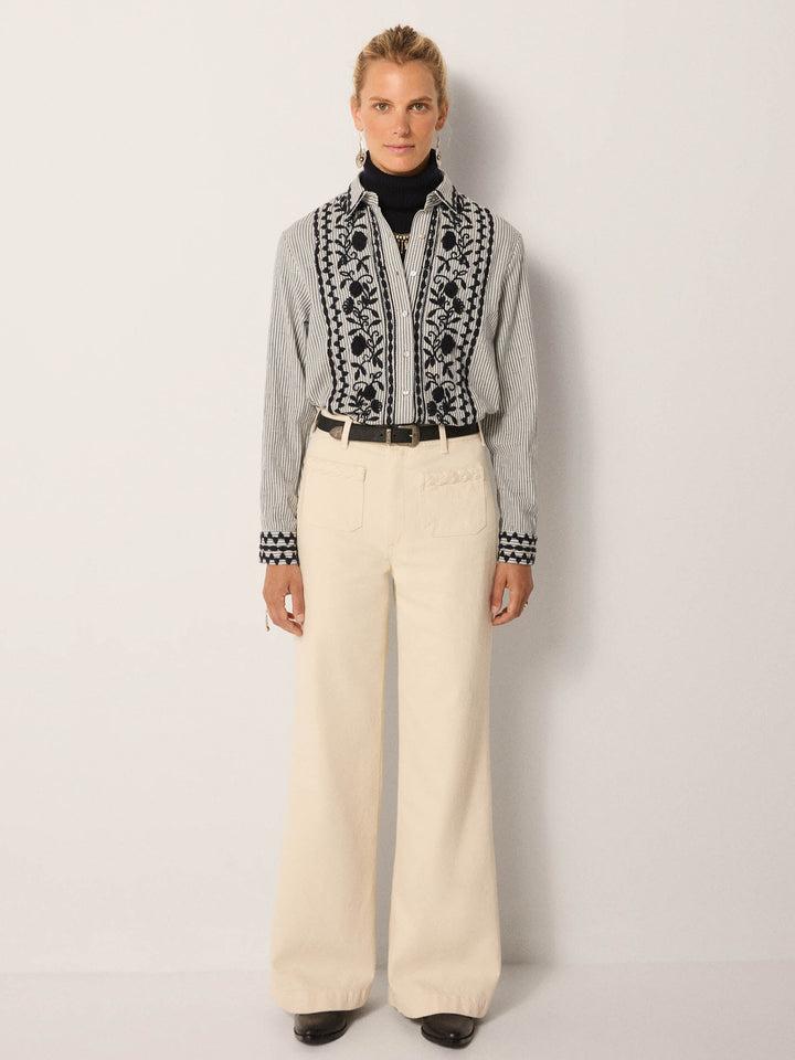 MAISON HOTEL Pantaloni donna Maxton Hamlet Ecru