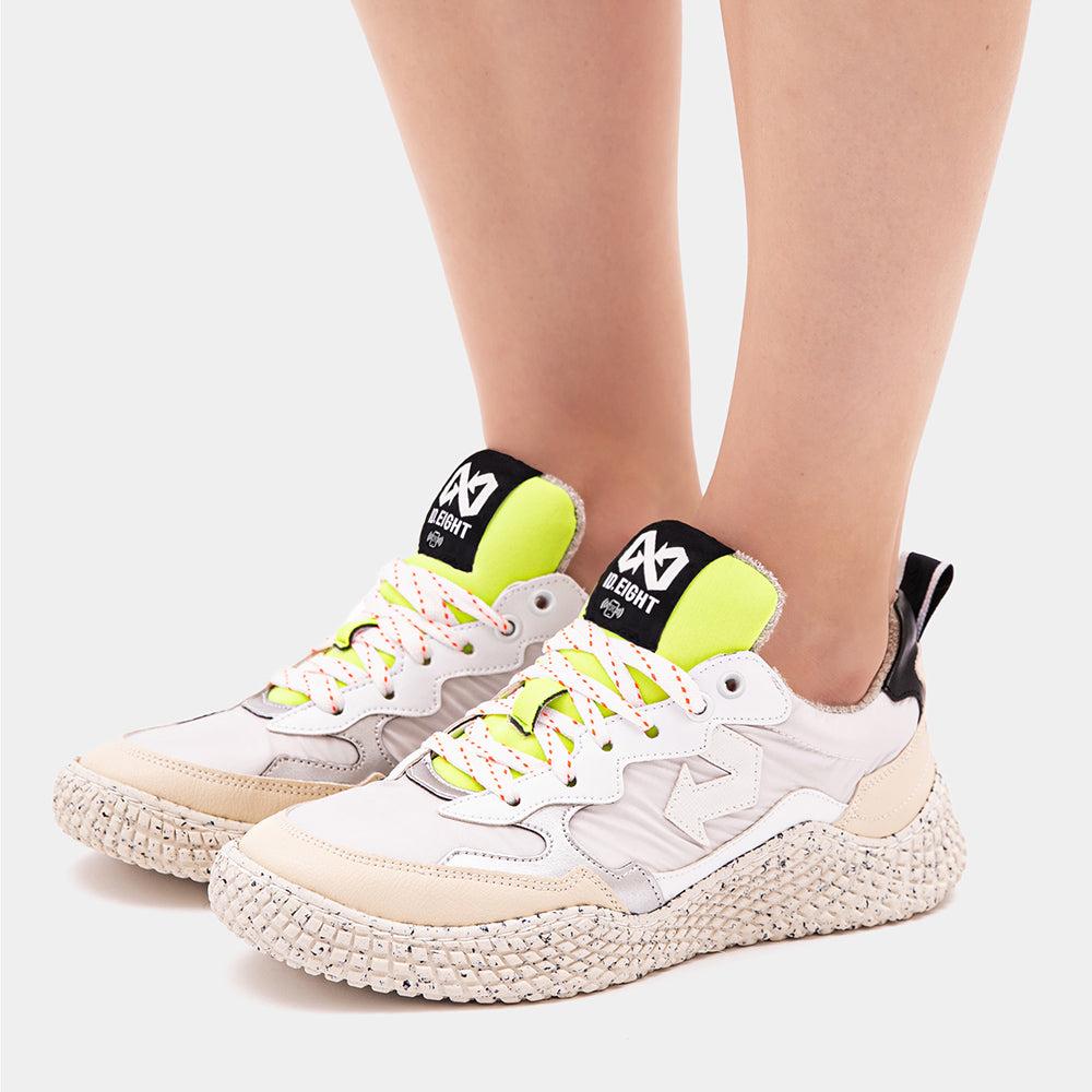 ID.EIGHT Sneakers unisex HANA White Crinkle