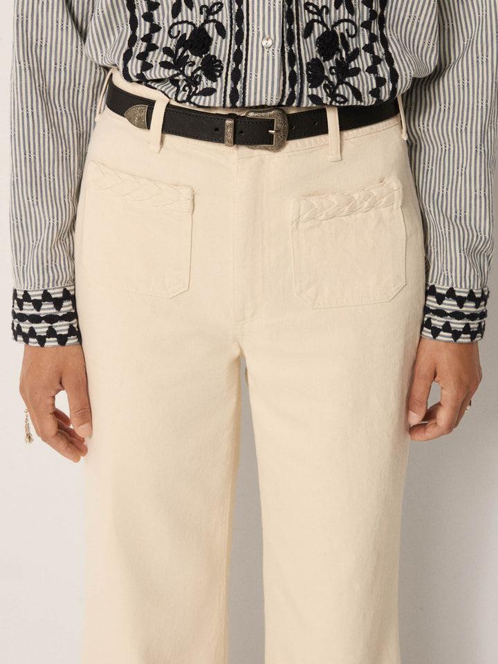 MAISON HOTEL Pantaloni donna Maxton Hamlet Ecru
