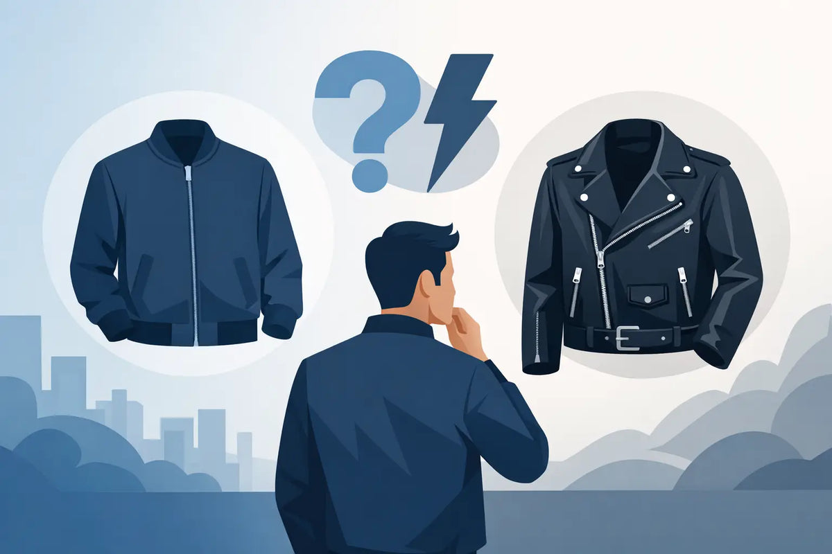 Bomber o chiodo uomo: quale scegliere