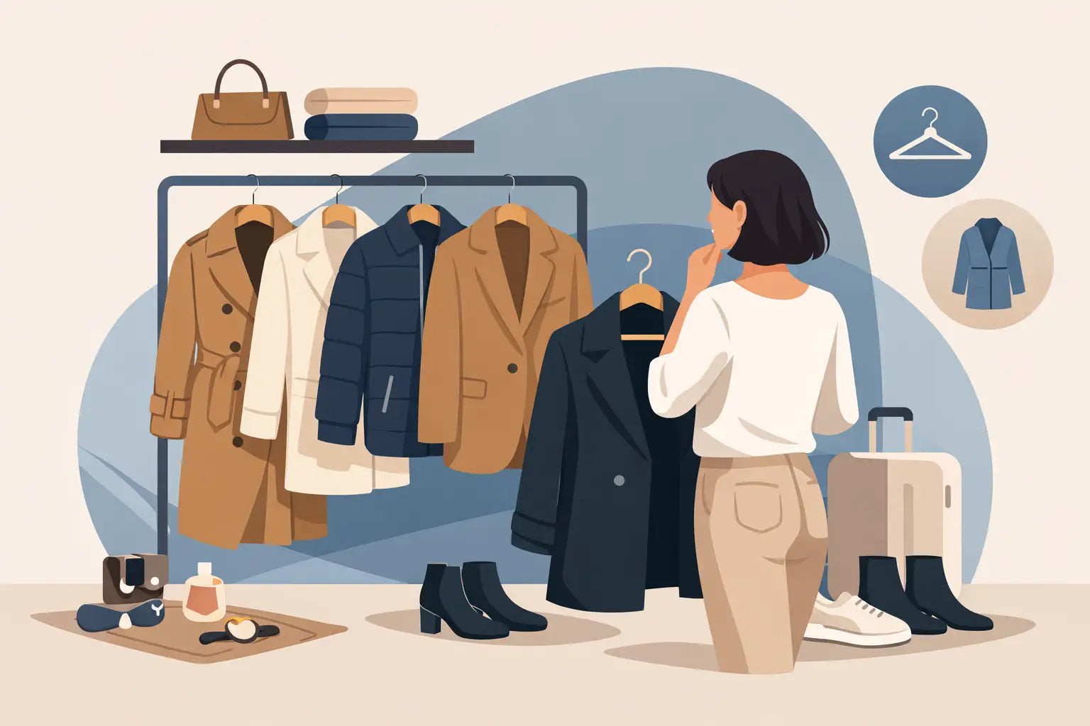 Capsule wardrobe con outerwear premium