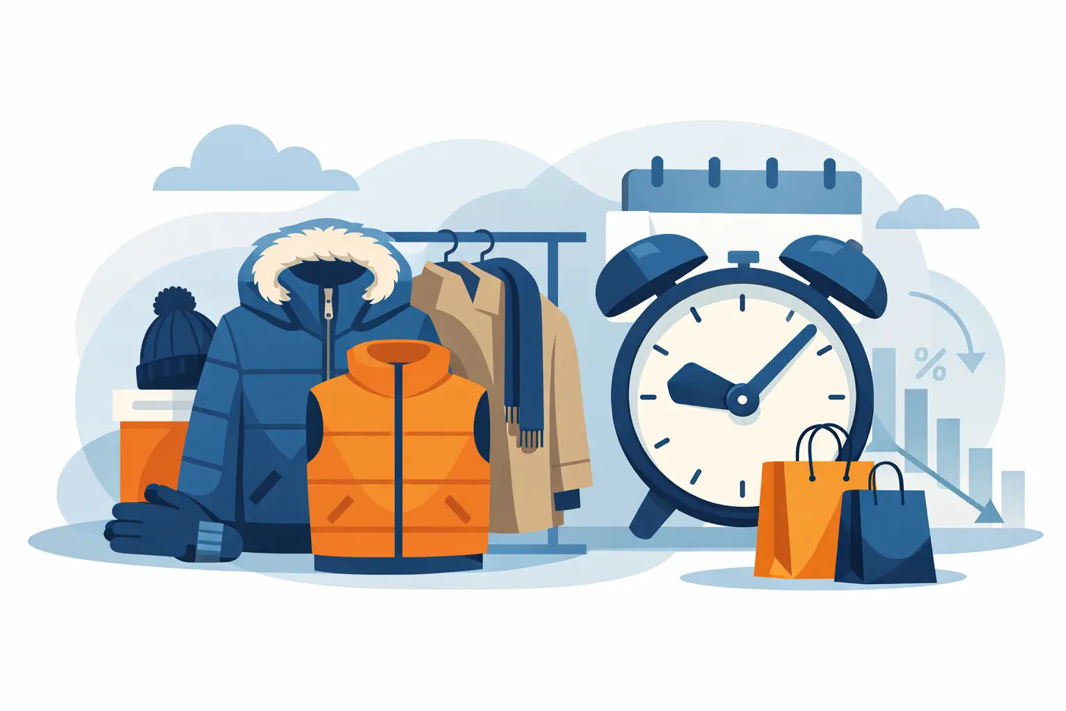 Quando do outerwear sales start? Tempi reali