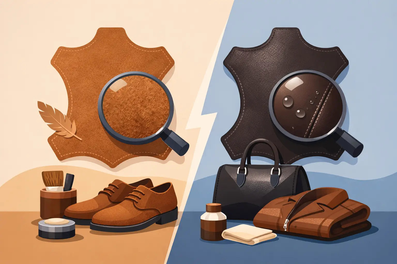 Che differenza c’è tra suede e pelle?