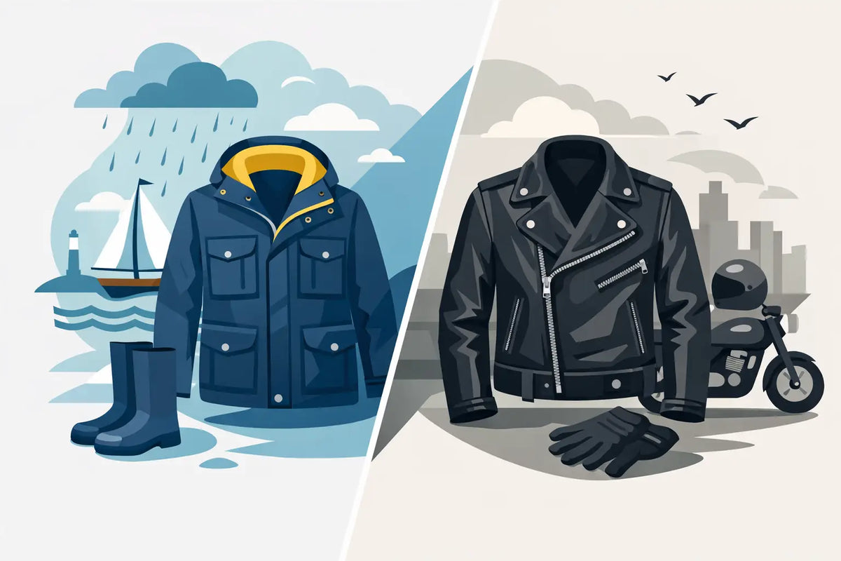 Giacca cerata o pelle: quale scegliere?