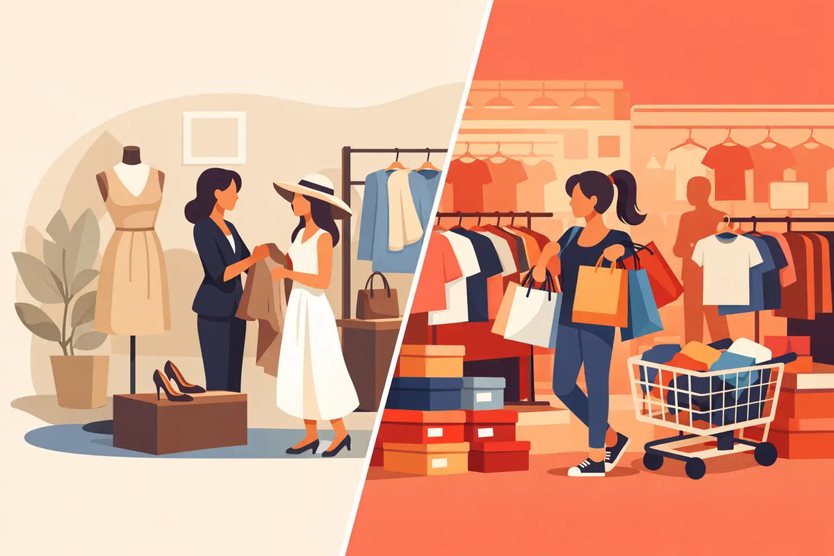 Curated boutique vs fast fashion: cosa cambia