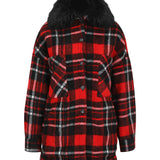 AVA ADORE Cappotto con colletto in pelliccia Murmasky 