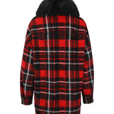 AVA ADORE Cappotto con colletto in pelliccia Murmasky 