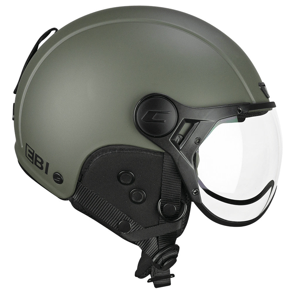 CGM ITALIA Casco e-bike e sci 801A Ebi Mono verde opaco 