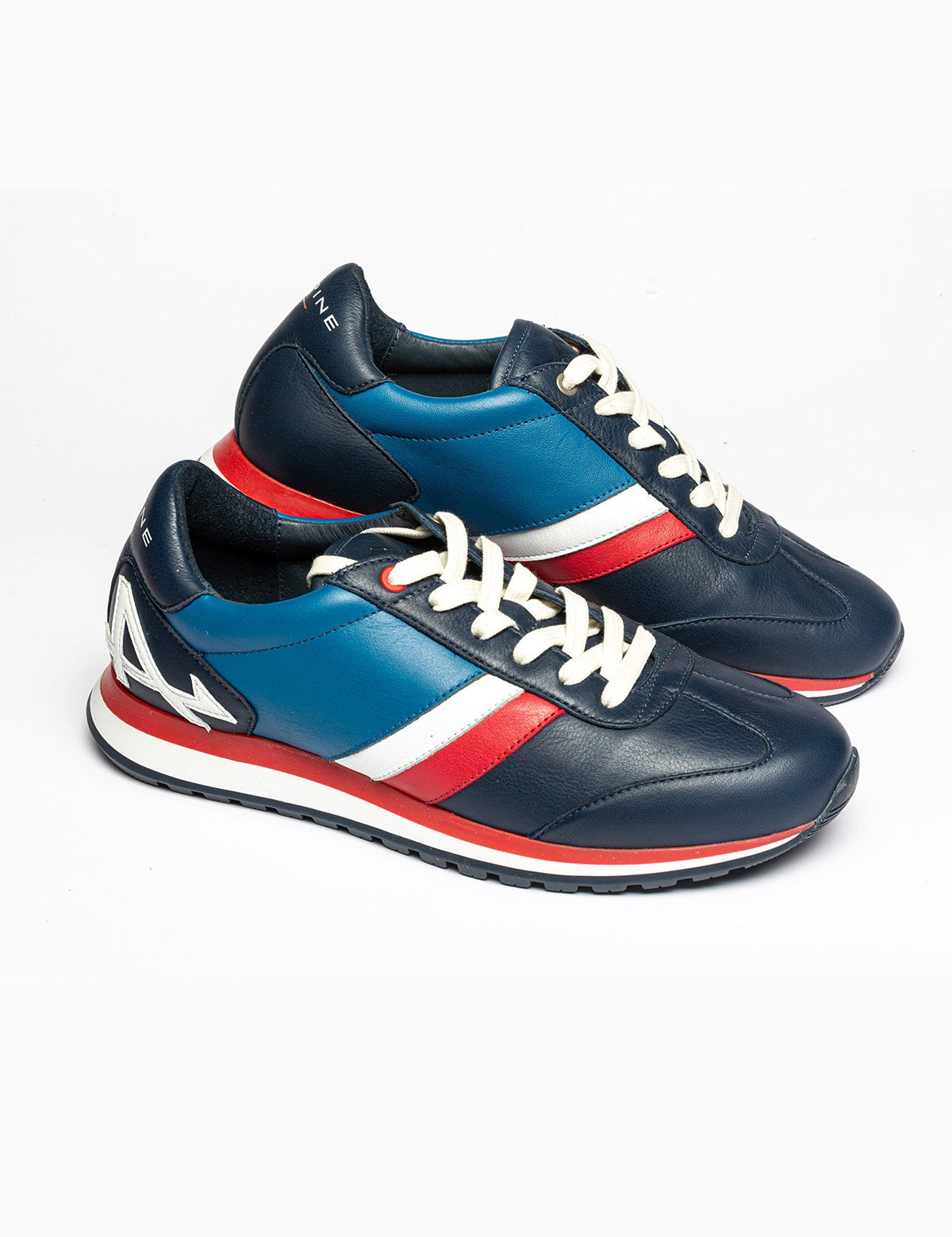 CLM Sneakers uomo Alpine Berlinette Royal Blue in pelle 