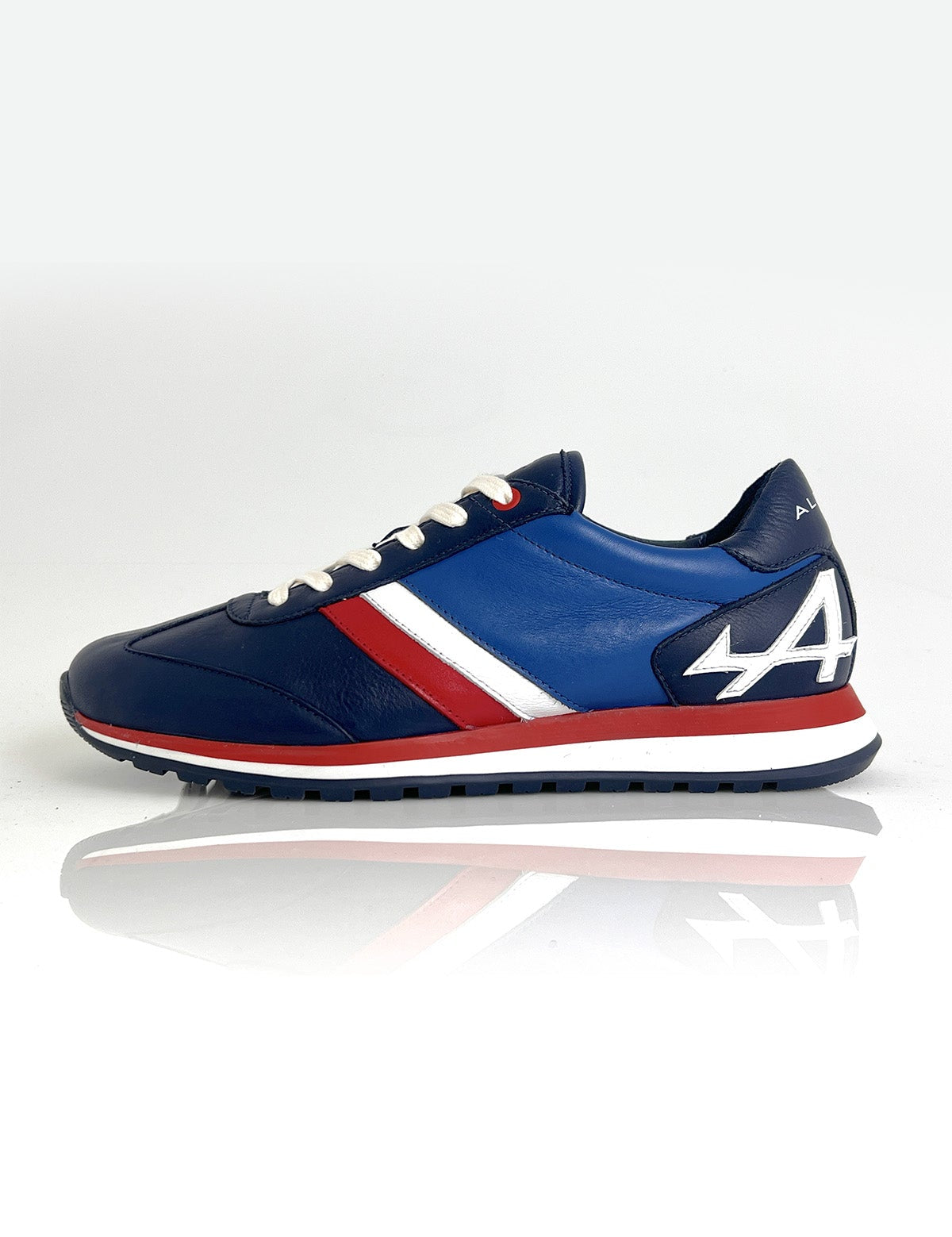 CLM Sneakers uomo Alpine Berlinette Royal Blue in pelle 