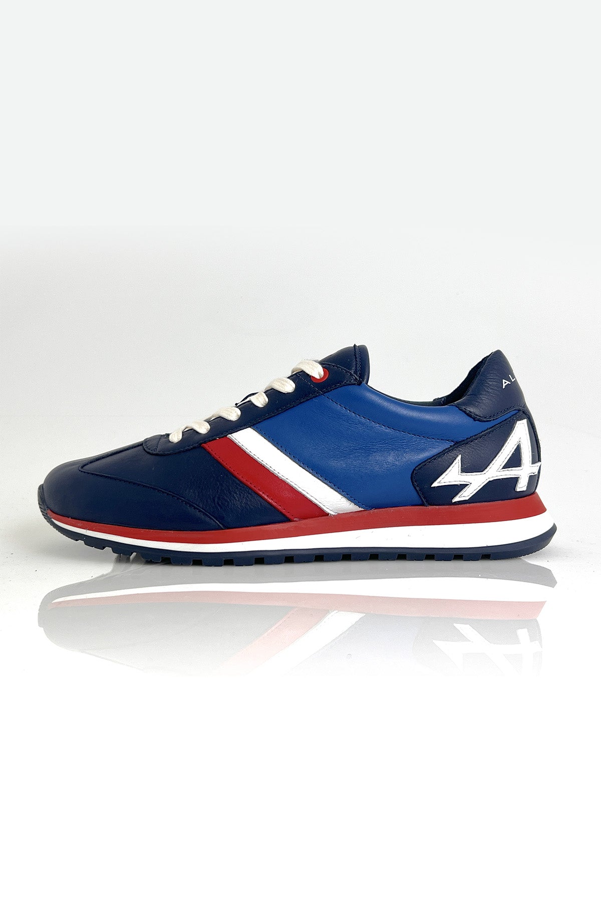 CLM Sneakers uomo Alpine Berlinette Royal Blue in pelle 