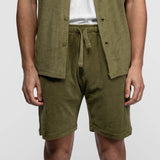 DAYTONA 73 Short uomo Fresno in spugna verde 