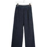DIEGA PARIS Pantaloni Pantero Marine blu a gamba ampia 