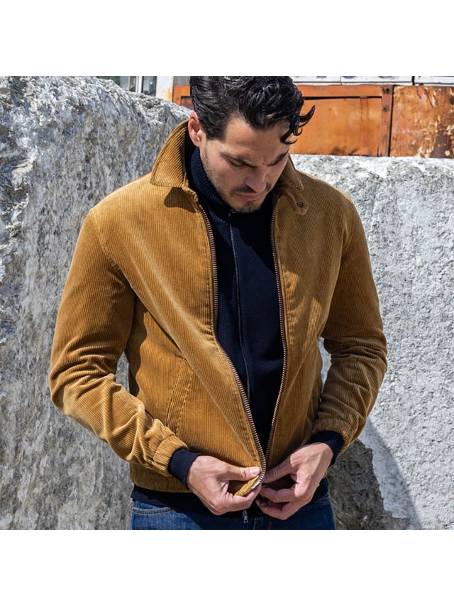 EQUIPE 70 Giubbino Marinaio Beige - Equipe 70 
