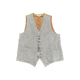 GARRY'S EARTH Gilet Berry ZAD3 in cotone con profili a contrasto 