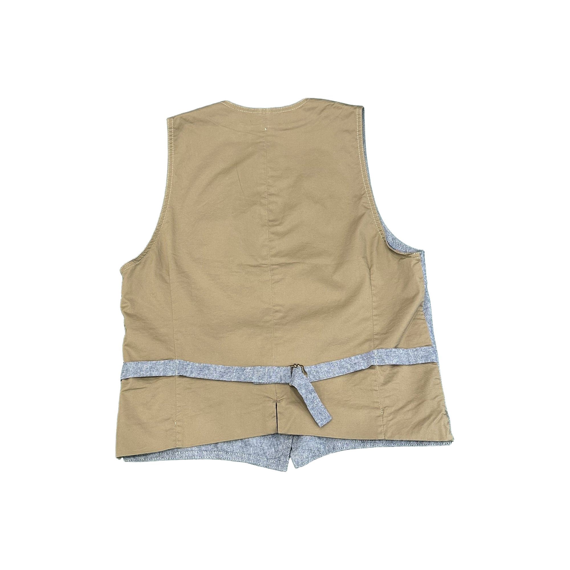 GARRY'S EARTH Gilet Berry ZAD3 in cotone con profili a contrasto 