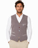 Gilet uomo Sierra in cotone beige