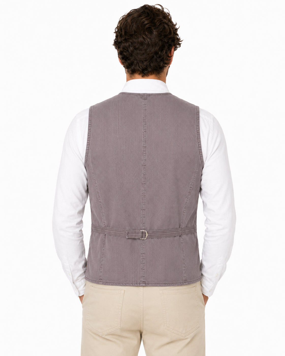 GARRY'S EARTH Gilet uomo Sierra in cotone beige 