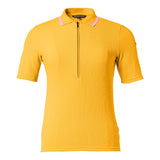 GOLDBERGH T-shirt donna Cassia papaya con zip e colletto polo 