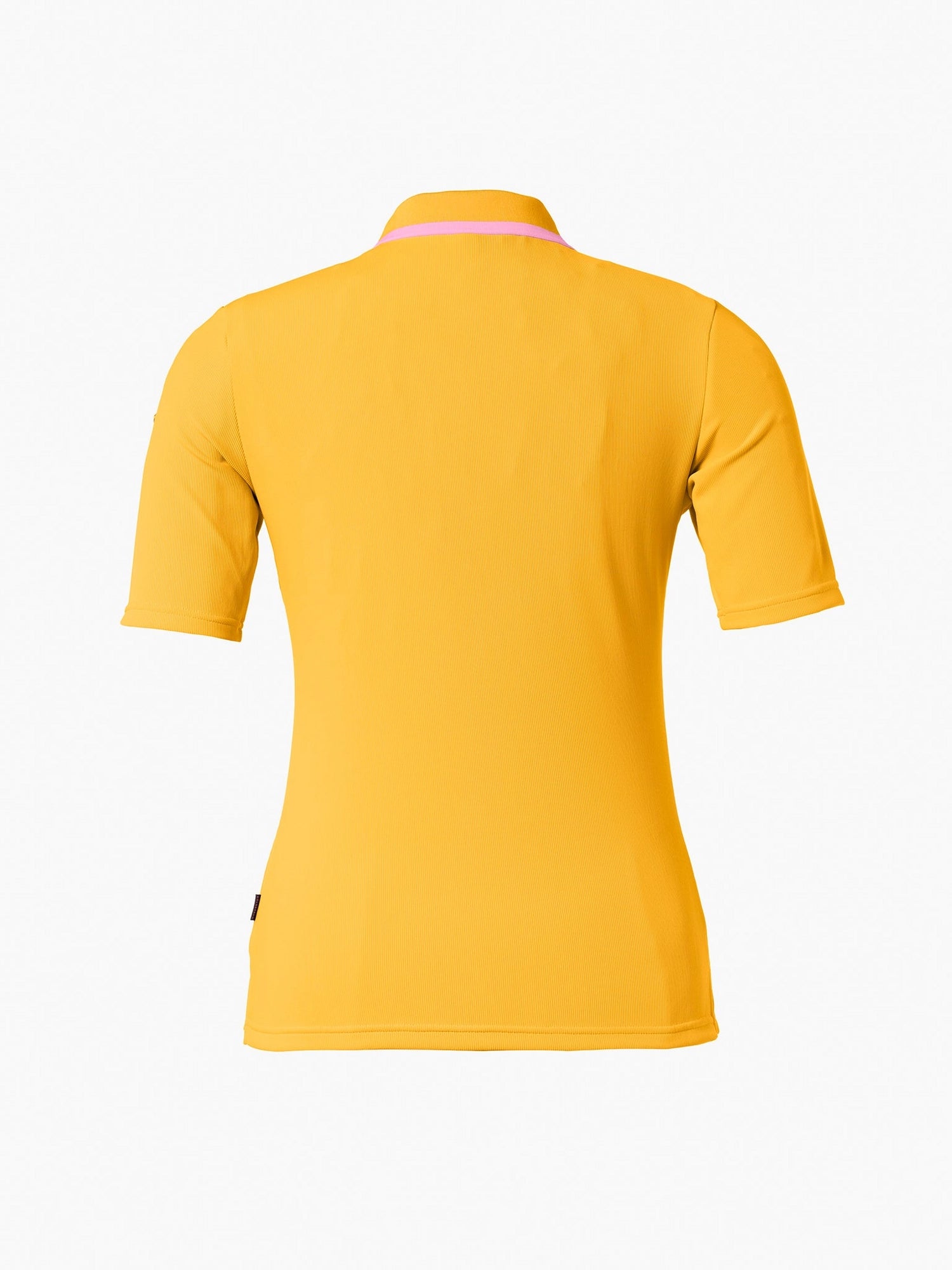 GOLDBERGH T-shirt donna Cassia papaya con zip e colletto polo 