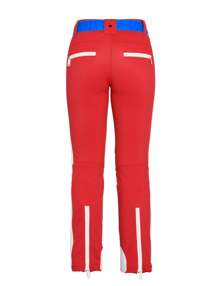 GOLDBERGH Pantalone sci donna Goalie flame slim fit 