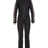 GOLDBERGH Tuta sci donna Goldfinger oro slim fit 