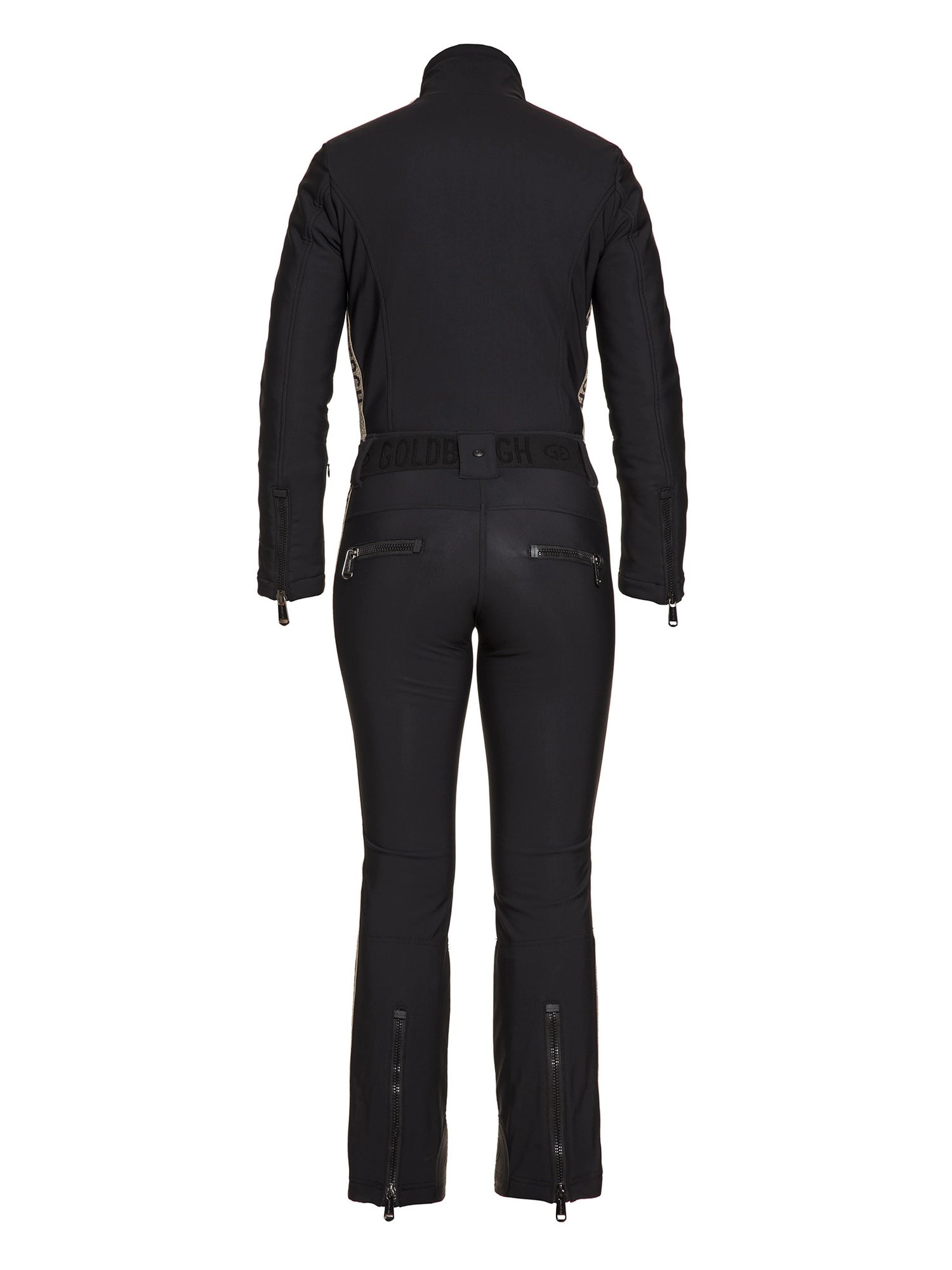 GOLDBERGH Tuta sci donna Goldfinger oro slim fit 