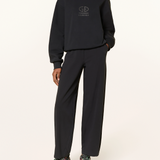GOLDBERGH Felpa donna Relax girocollo in cotone nera 