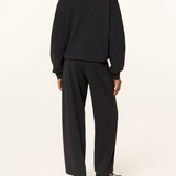 GOLDBERGH Felpa donna Relax girocollo in cotone nera 