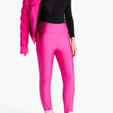 GOLDBERGH Pantalone sci donna Sandy vita alta con staffa rosa 