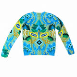 INBEDWITHYOU Cardigan donna Floral fantasia in misto cotone e seta 