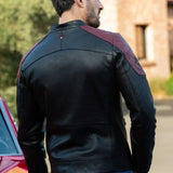 LE MANS Giacca uomo Lino Black in pelle di montone 