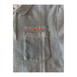 LEMANS Polo King of Cool Pochet blu con taschino 