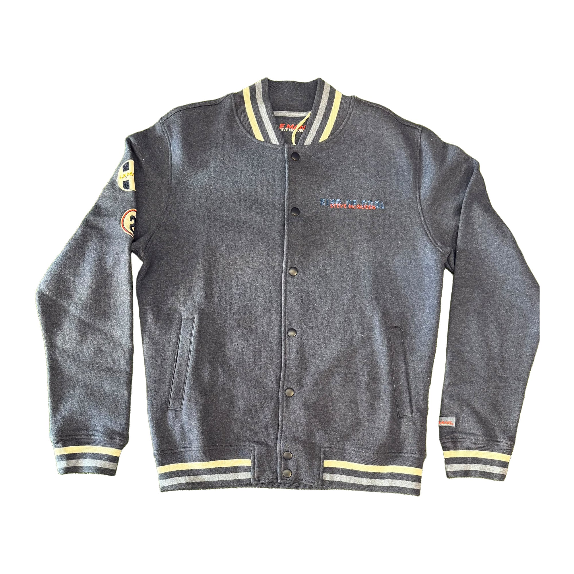 LEMANS Giacca varsity Teddy blu 