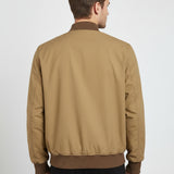 MANIFATTURA CECCARELLI Bomber uomo in cotone dark tan 