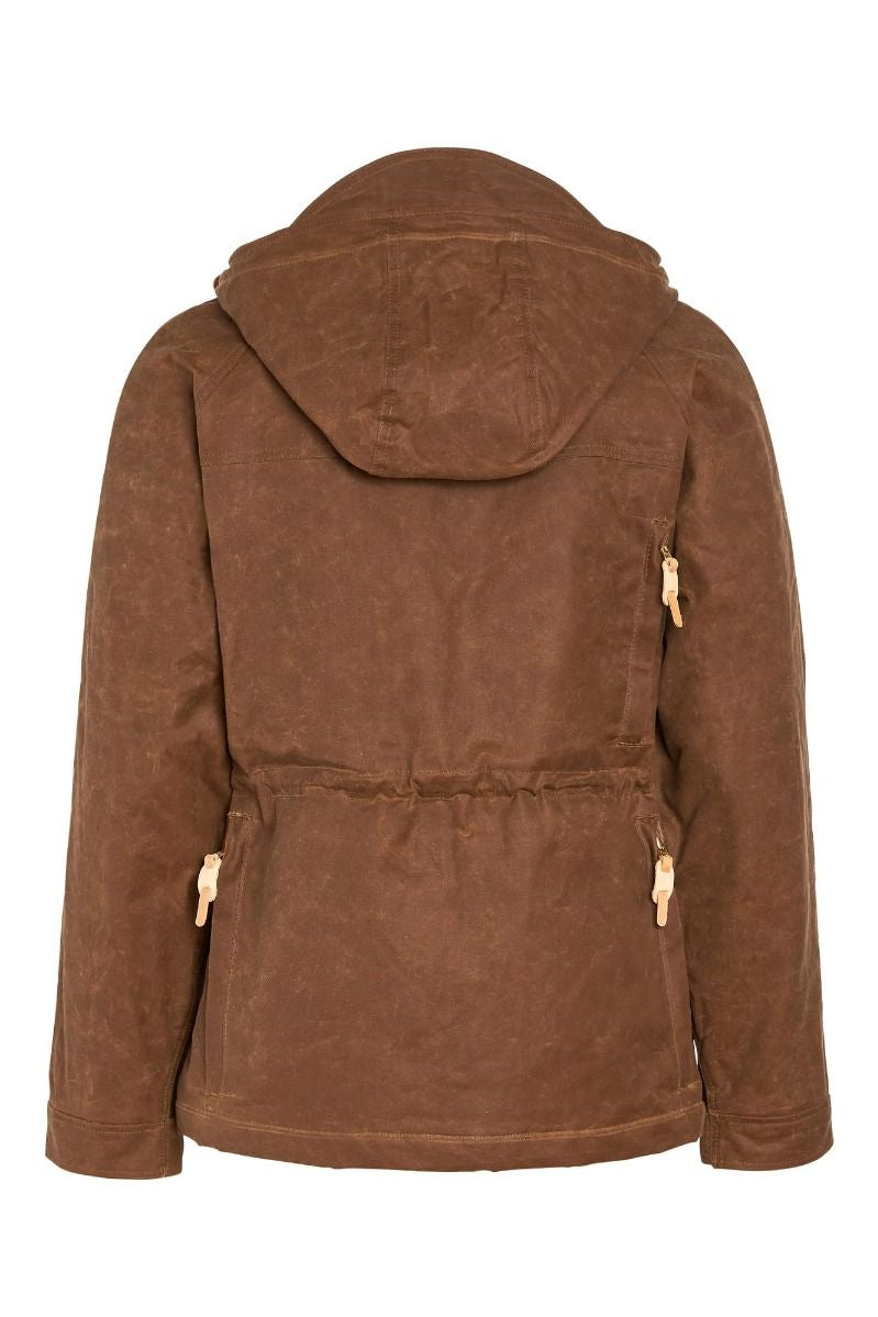 MANIFATTURA CECCARELLI Parka uomo in cotone New Fisherman dark tan 