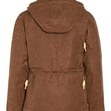 MANIFATTURA CECCARELLI Parka uomo in cotone New Fisherman dark tan 