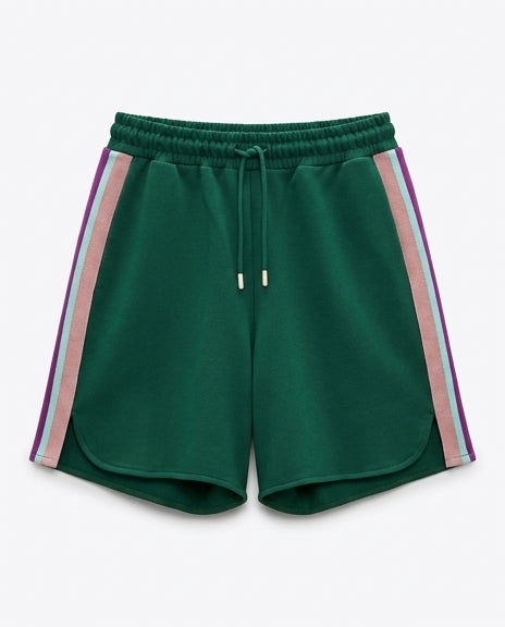 OOF WEAR Pantaloncino donna tennis in cotone verde 