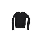 RAKKI Maglione donna Catherine girocollo in Cashwoo nero 