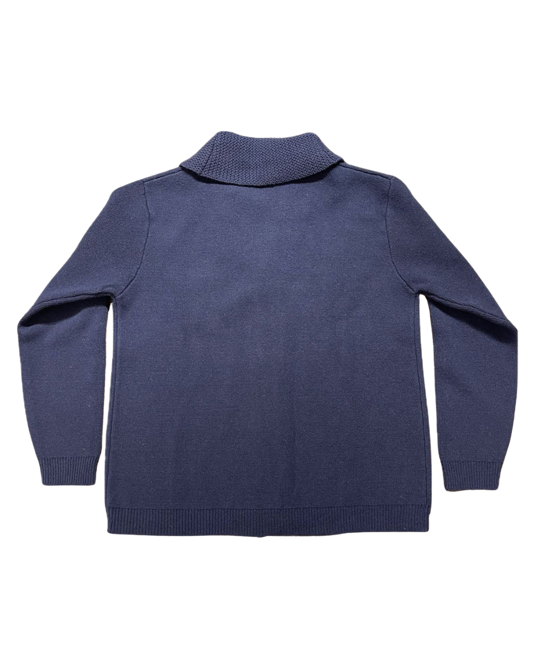 RAKKI Cardigan uomo blu notte Elegant Man in baby lambswool 