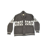 RAKKI Cardigan blazer Holman Ulivo con motivo geometrico 