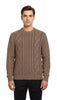 Maglione aran a girocollo nella versione Cool Summer ispirato dal celebre capo indossato da Steve McQueen nel film Il Caso Thomas Crown 1968. Il magli