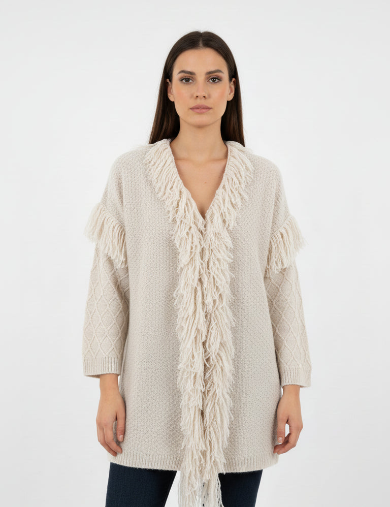 RAKKI Cardigan donna Philosophy Woman porcellana 