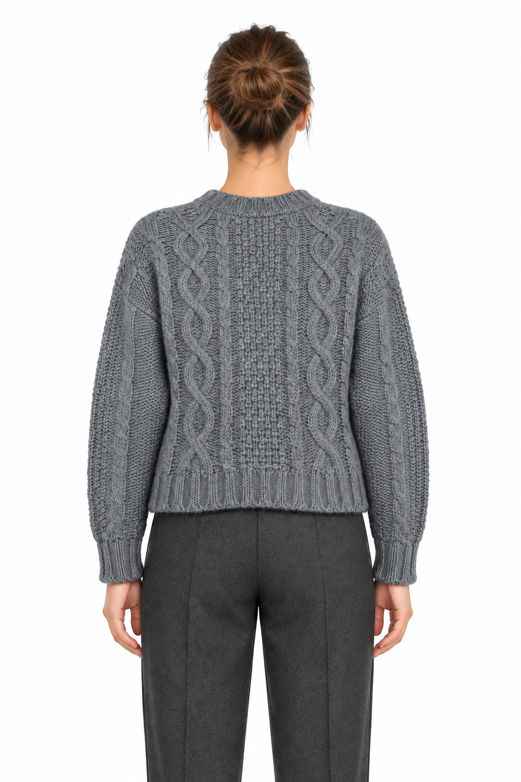 RAKKI Maglione donna Philosophy Woman piombo in mohair 