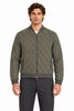 Giacca in maglia Quilted JKT oliva mélange con zip