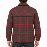 RAKKI Giacca Sierra W VL cioccolato in lambswool tartan 