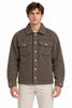 Giacca Texas Bear cioccolato in alpaca e cashmere, 100% Made in Italy