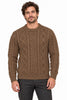 Maglione girocollo uomo Walnut Melange