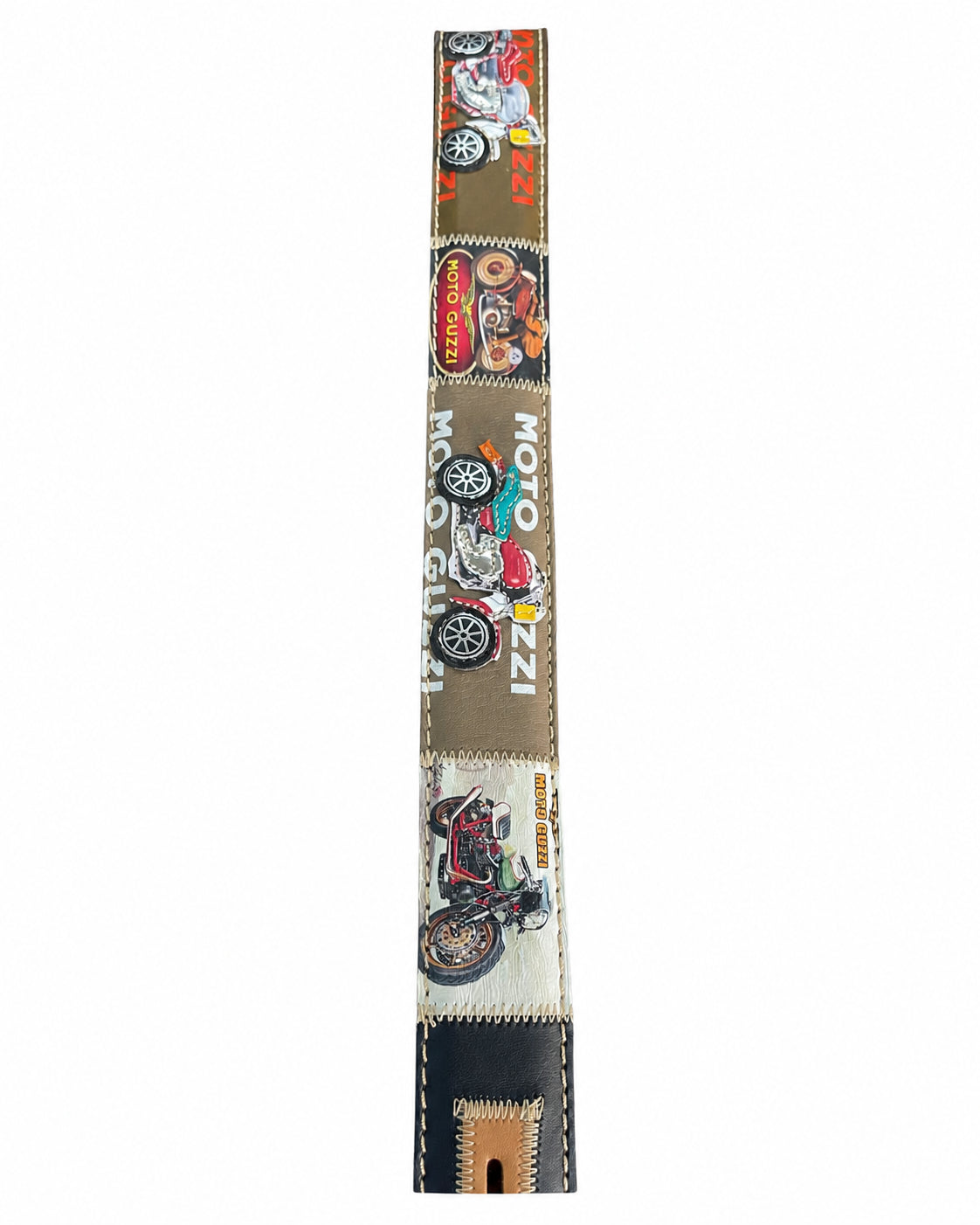 RED BELTS Cintura artigianale in pelle Moto Guzzi 