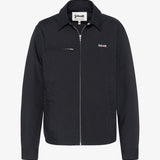 SCHOTT Giacca Cadam blu con zip e colletto 